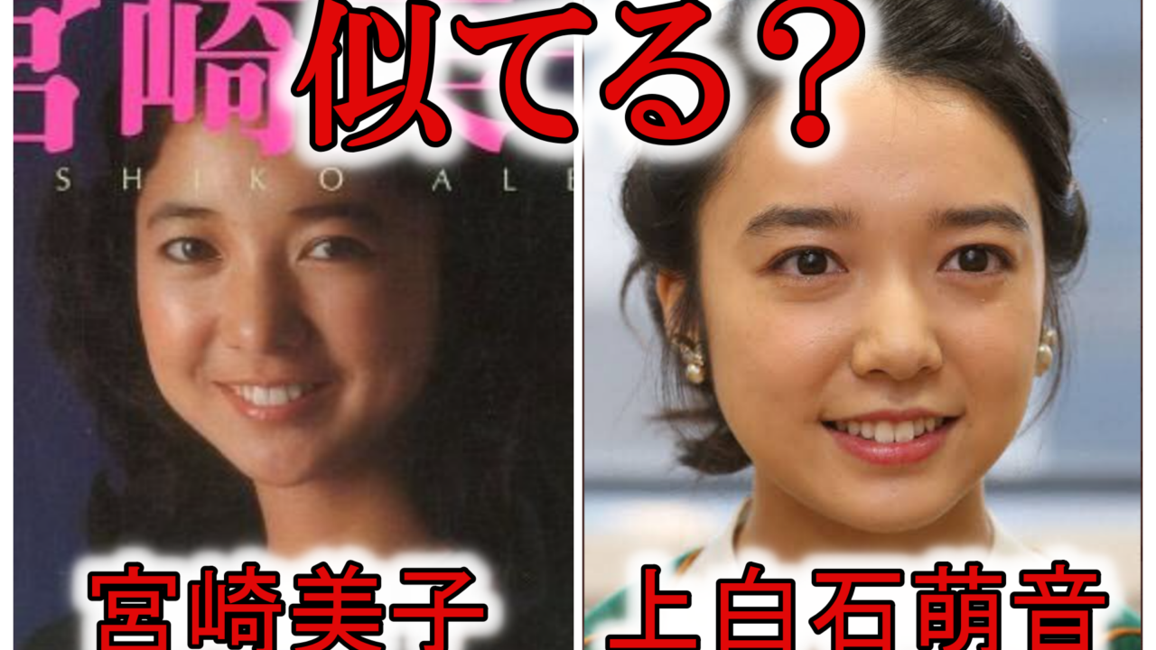 宮崎美子若い頃上白石萌音似てる