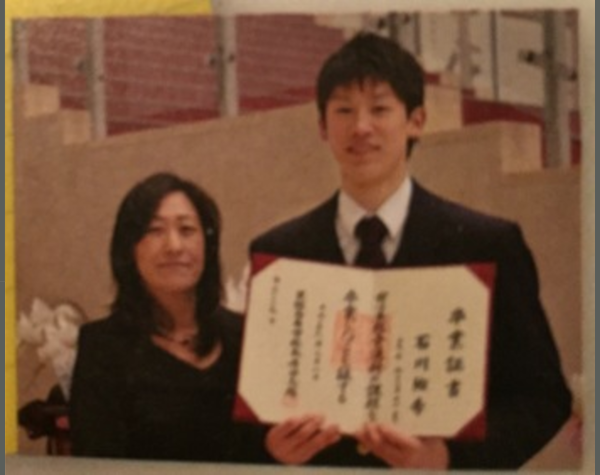 石川祐希の兄弟姉妹と仲良し